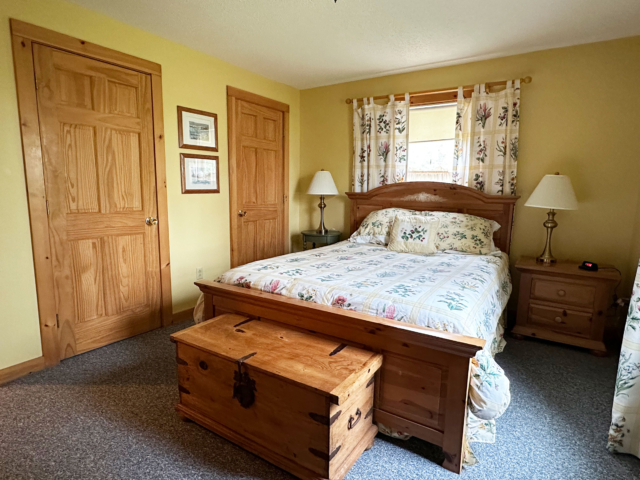First floor queen bedroom