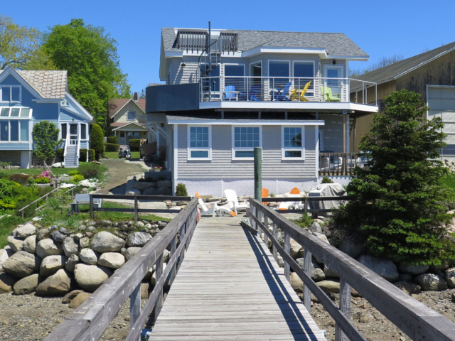 View of cottage from dock