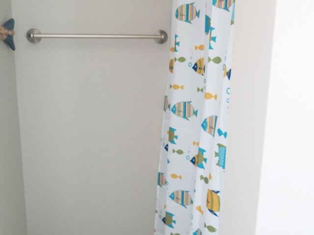 Rear building, bathroom