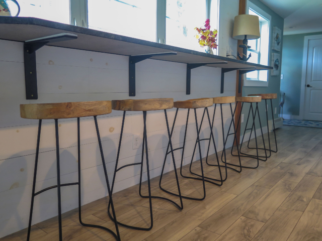 Rear building, dining/bar area