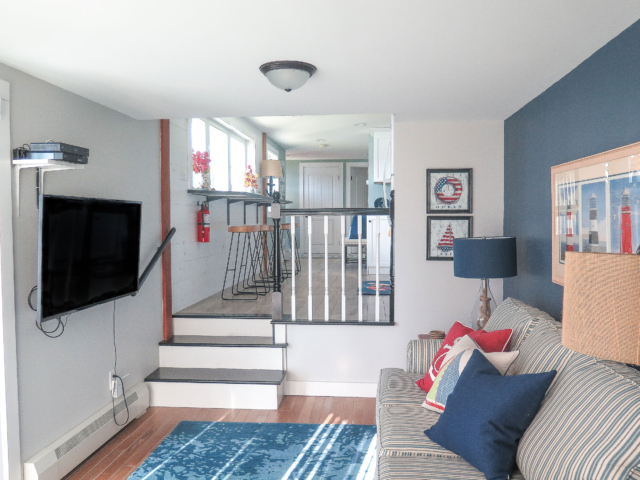 Rear building, living area