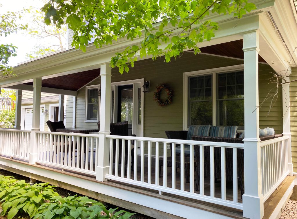 Front of cottage