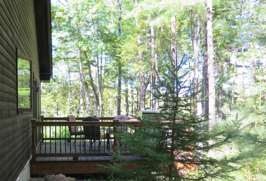 Deck off alcove