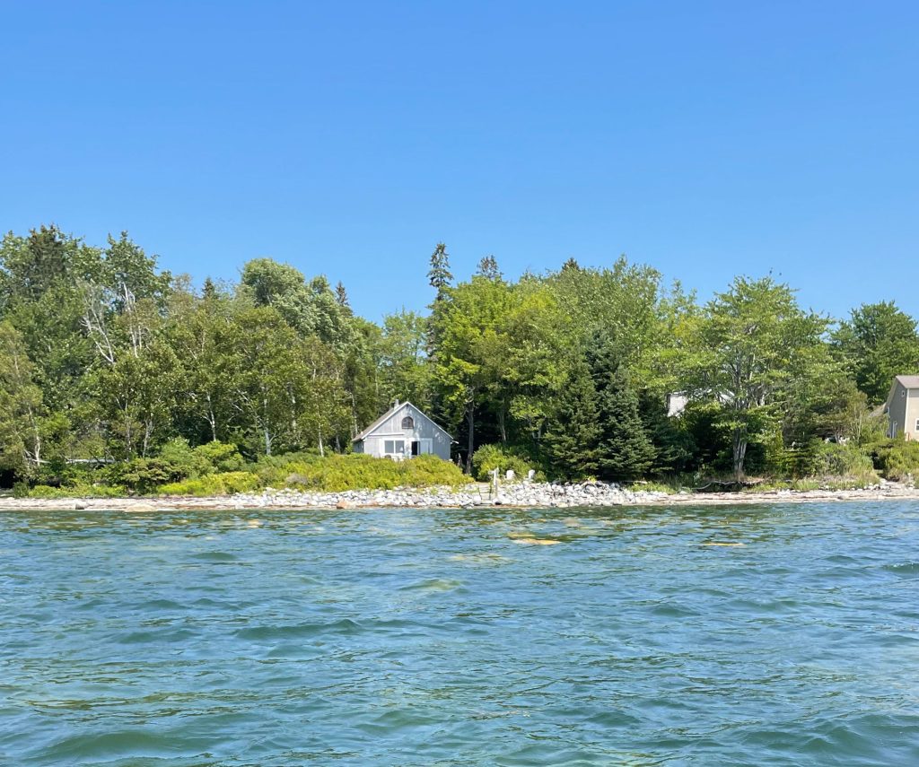 Cottage from the water