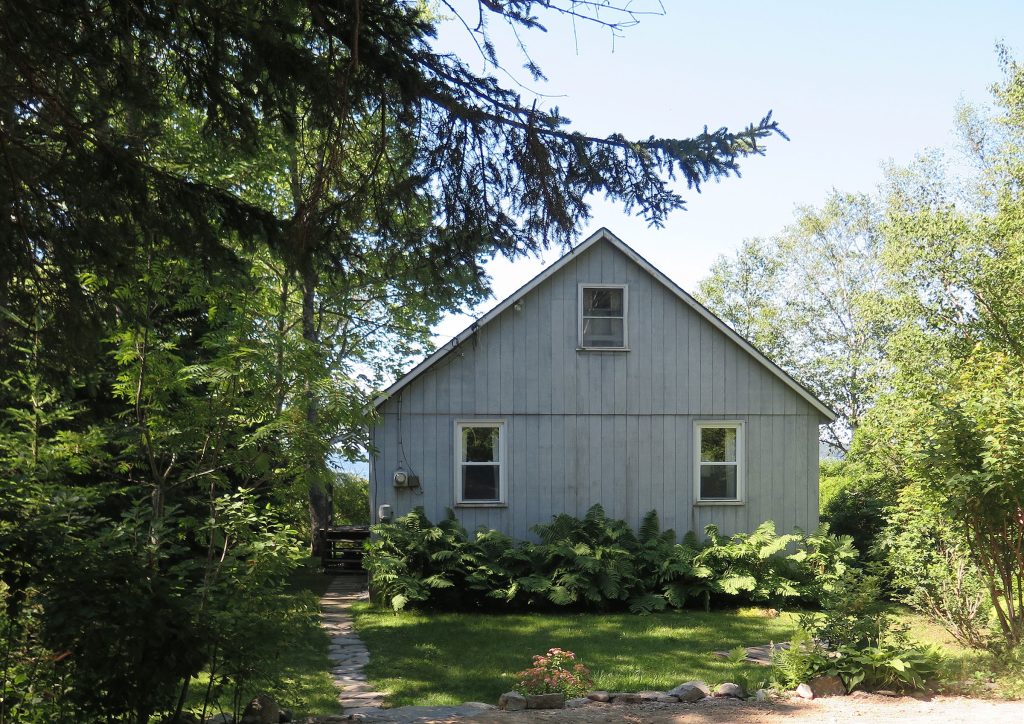 Olson Beach Camp — Rear of cottage