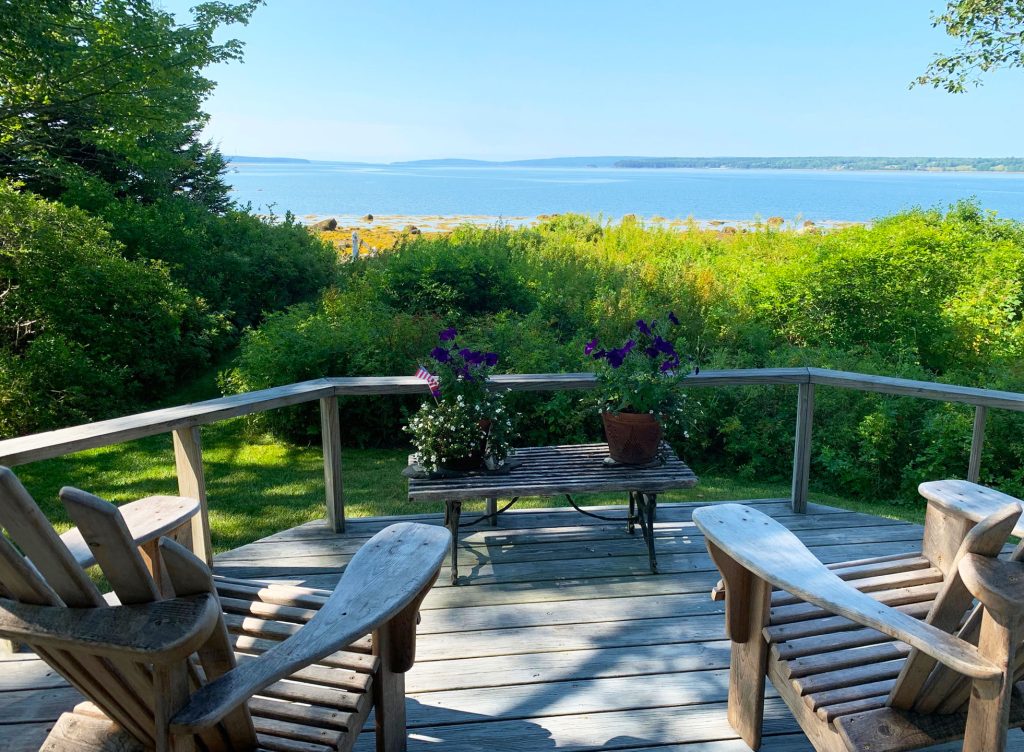 Olson Beach Camp — View from deck