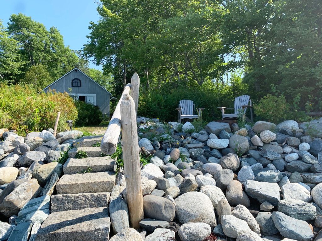 Steps to shore