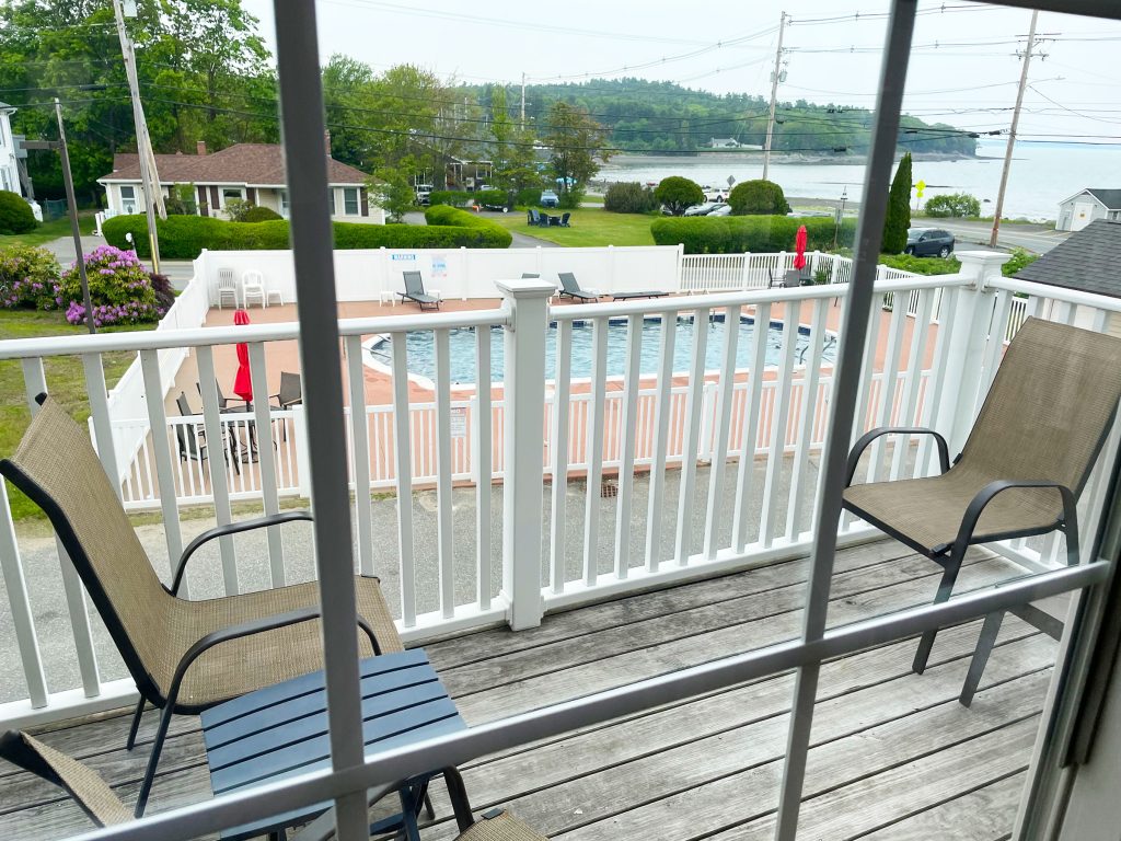 Balcony off of living room