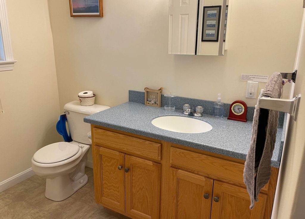 Main floor half bathroom