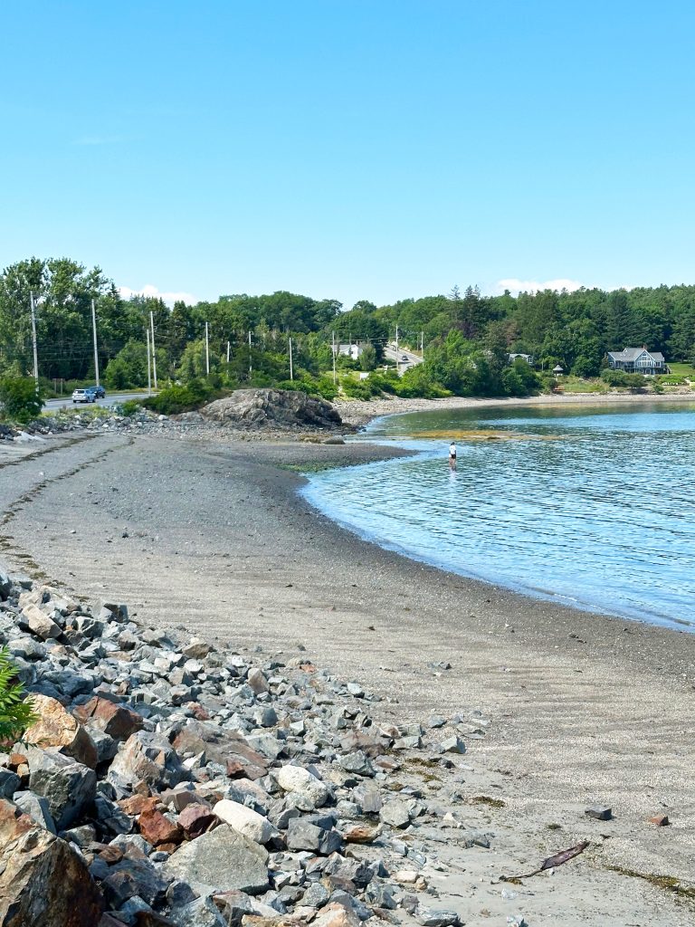 Oceanview Poolside Condo — Aerial view of Hulls Cove