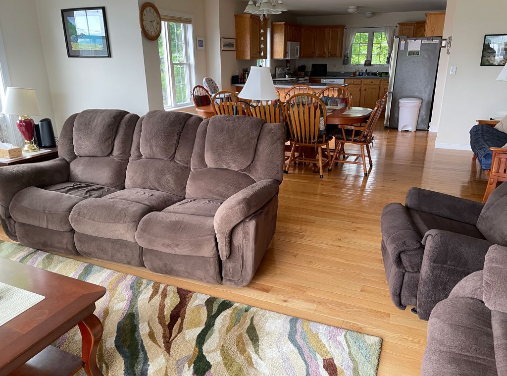 Living and dining area