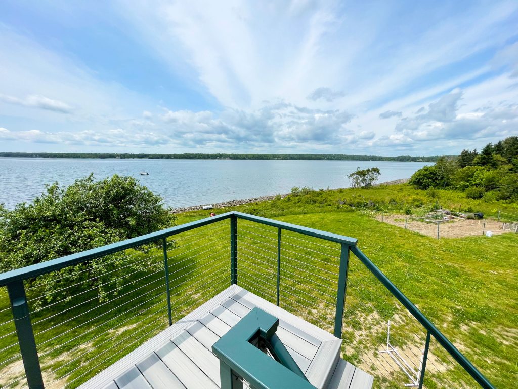 View from deck