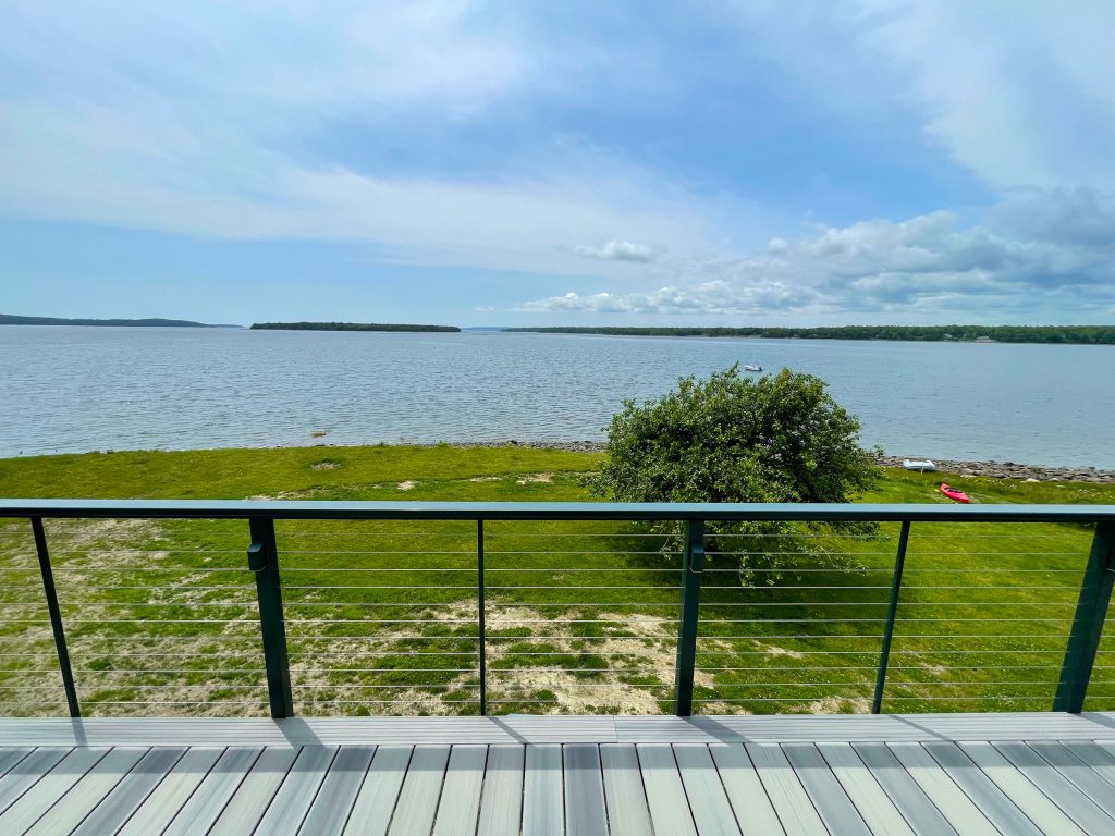 View from deck