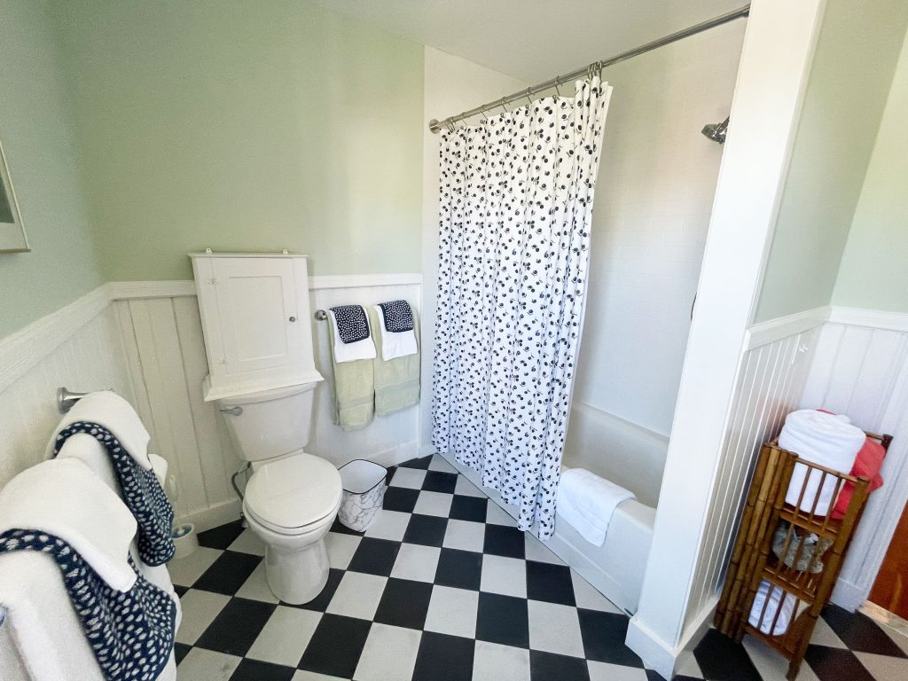 2nd floor bathroom (tub/shower combo)