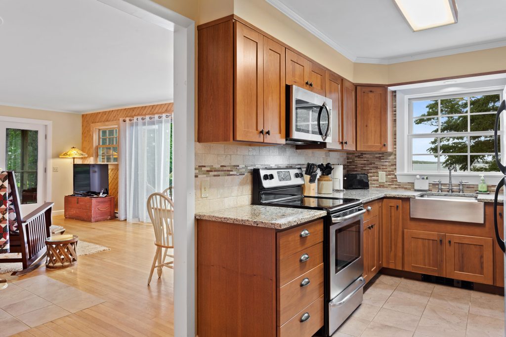 Kitchen and living area