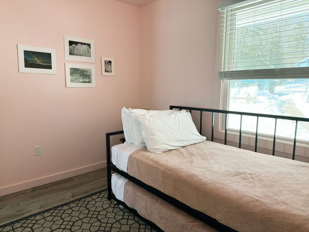 Daybed and trundle (two twins) bedroom