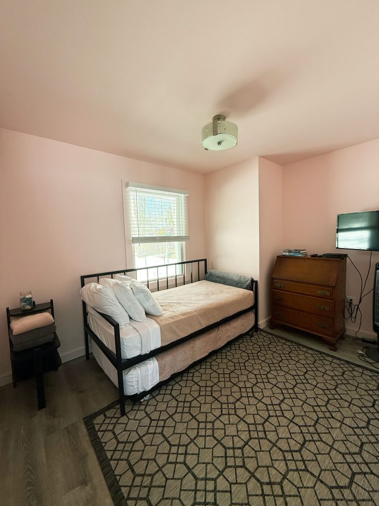 Daybed and trundle (two twins) bedroom
