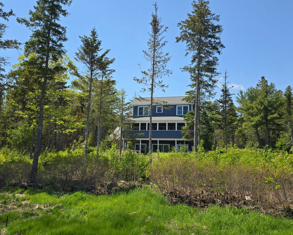 Cottage from the shore