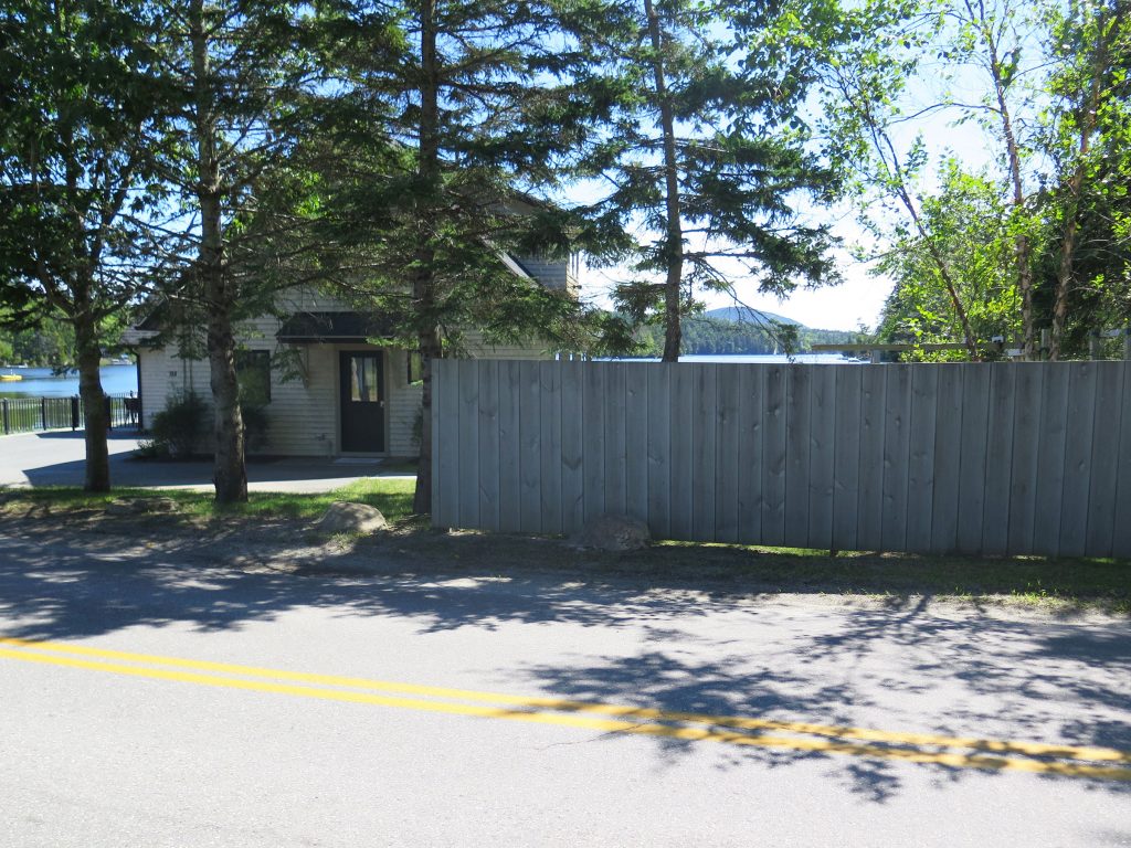 Road side of cottage
