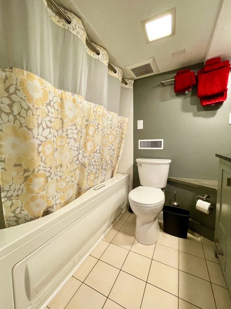 Full bathroom lower level (basement)