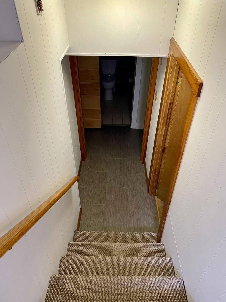 Stairs to basement