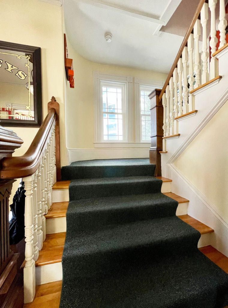 Entryway stairs to second floor