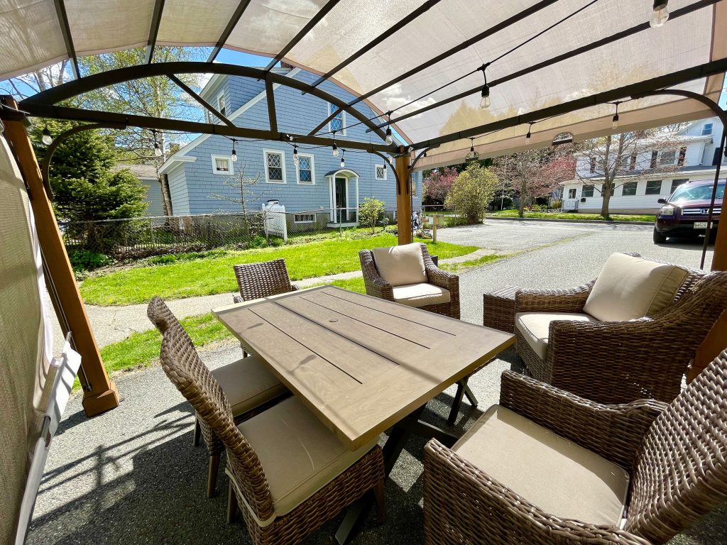 Outside seating