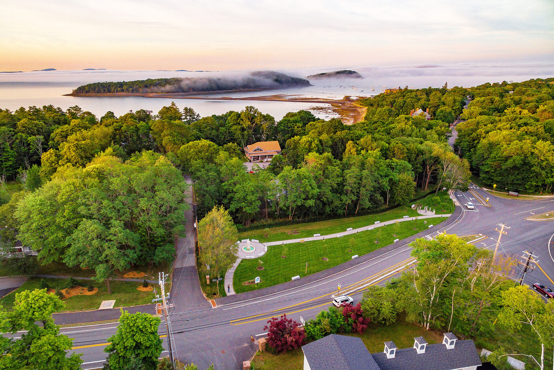 Frenchman Bay view from Bar Harbor